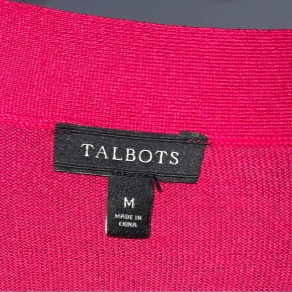 Talbots Crop Open Front Cardigan - Picture 3 of 3